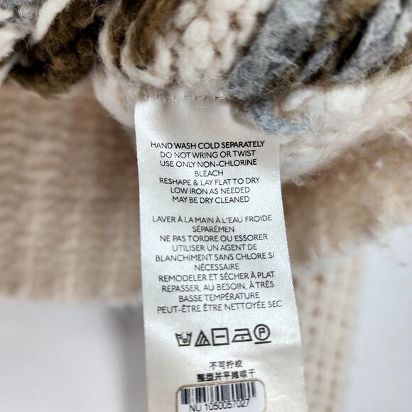 Free People x Alpine Pullover Scoop Neck Dropped Shoulders Sweater Size XS - Picture 3 of 5